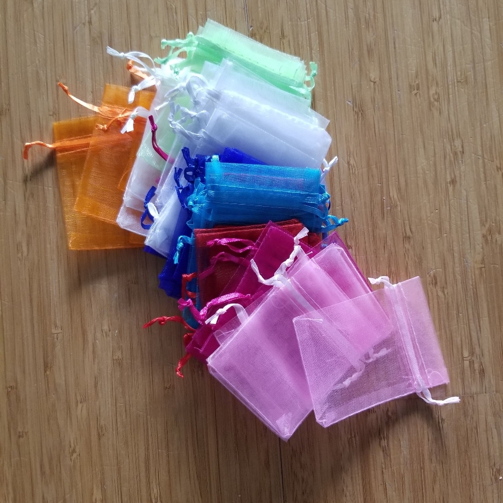 NWOT | Multi colourful mesh bags 100 drawstring